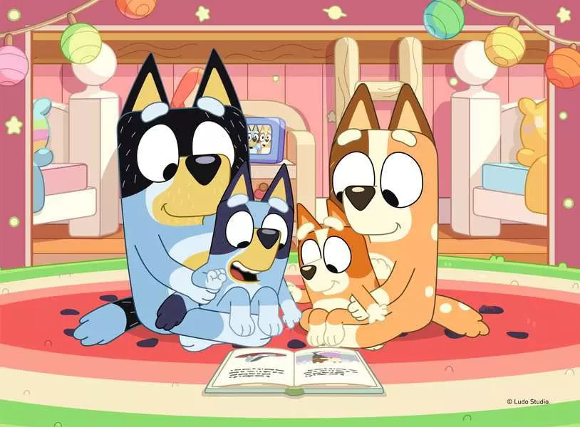 Bluey 4 in a box 12/16/20/24 Piece Jigsaw Puzzles