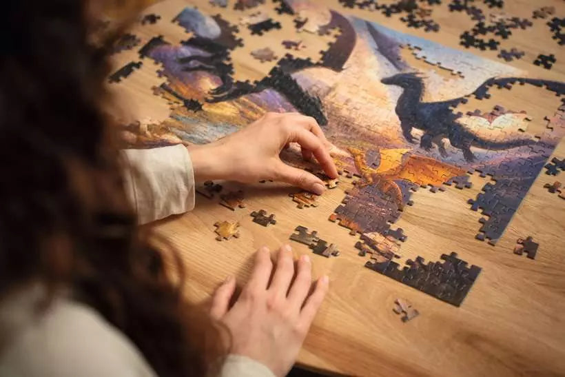 Romantasy Fourth Wing 500 Piece Jigsaw Puzzle