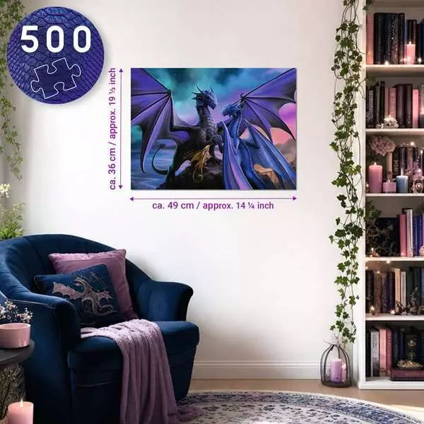 Romantasy Iron Flame 500 Piece Jigsaw Puzzle
