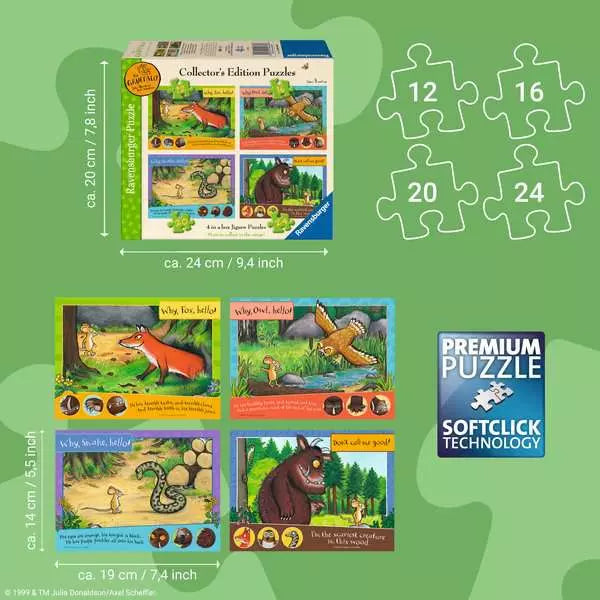 The Gruffalo Collection 12/16/20/24 Piece Jigsaws
