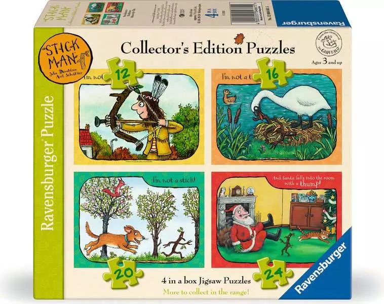 Stickman 12/16/20/24 Piece Jigsaw Puzzles