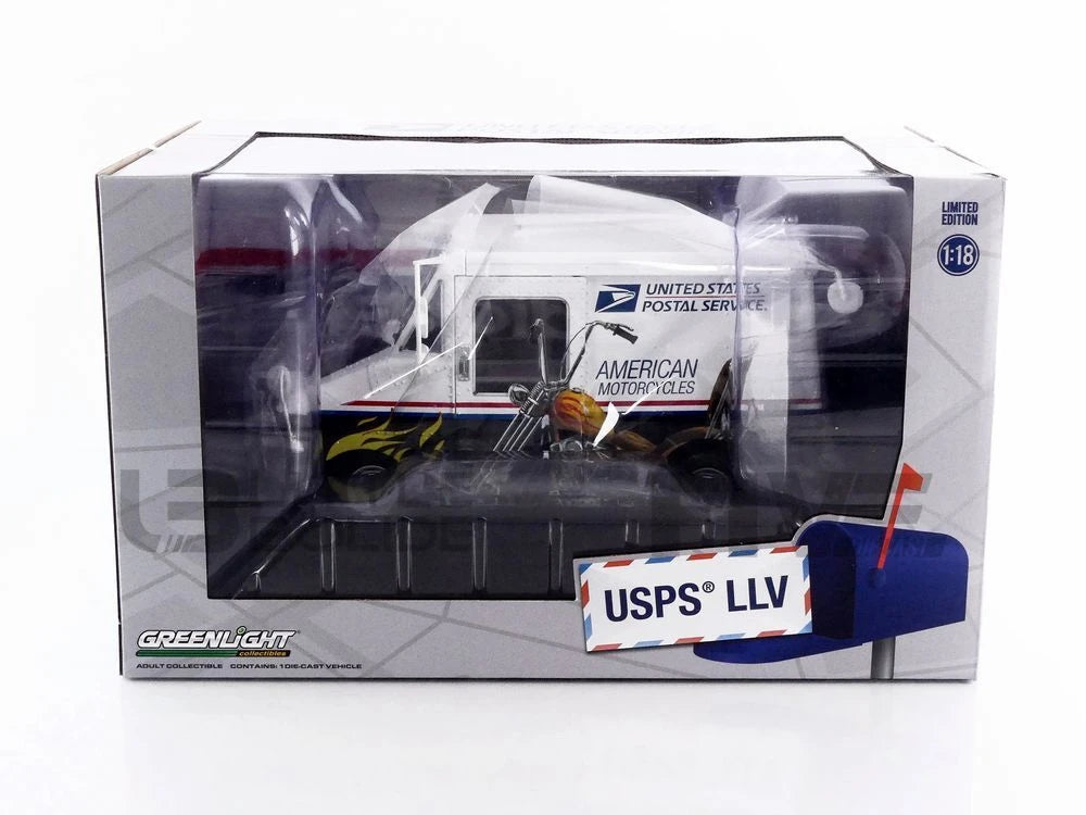 Greenlight US Postal Service Delivery Van 1:18 Die Cast