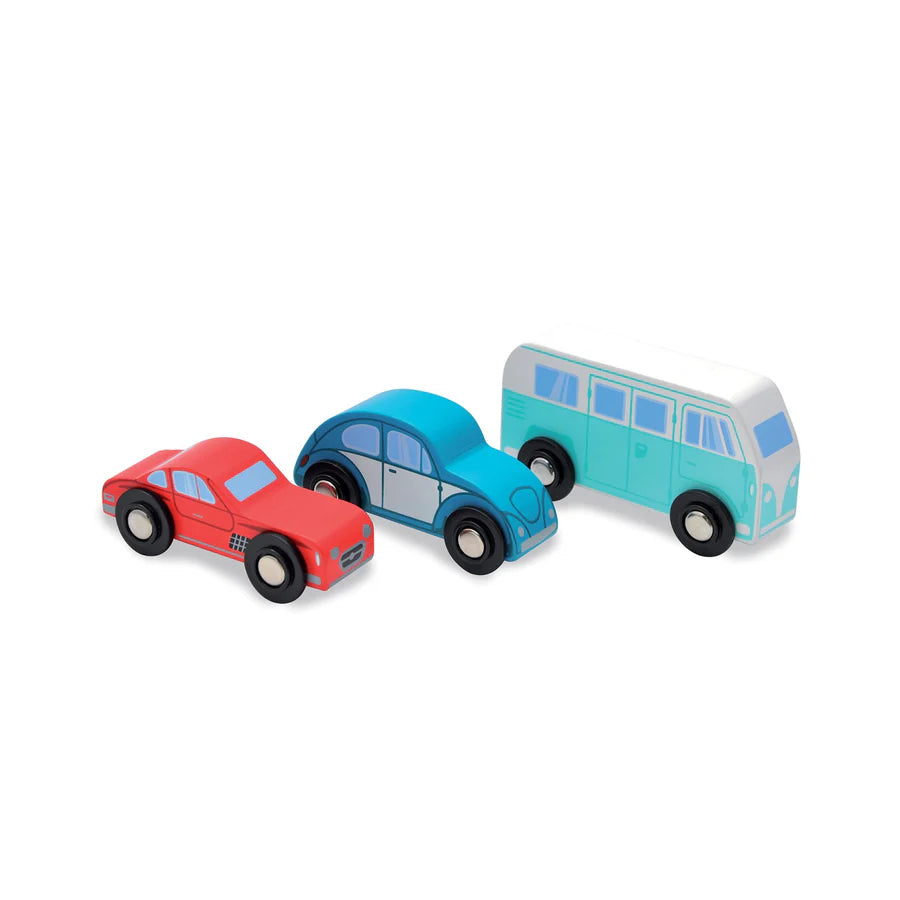 Papo 3 Wooden Vehicles Playset
