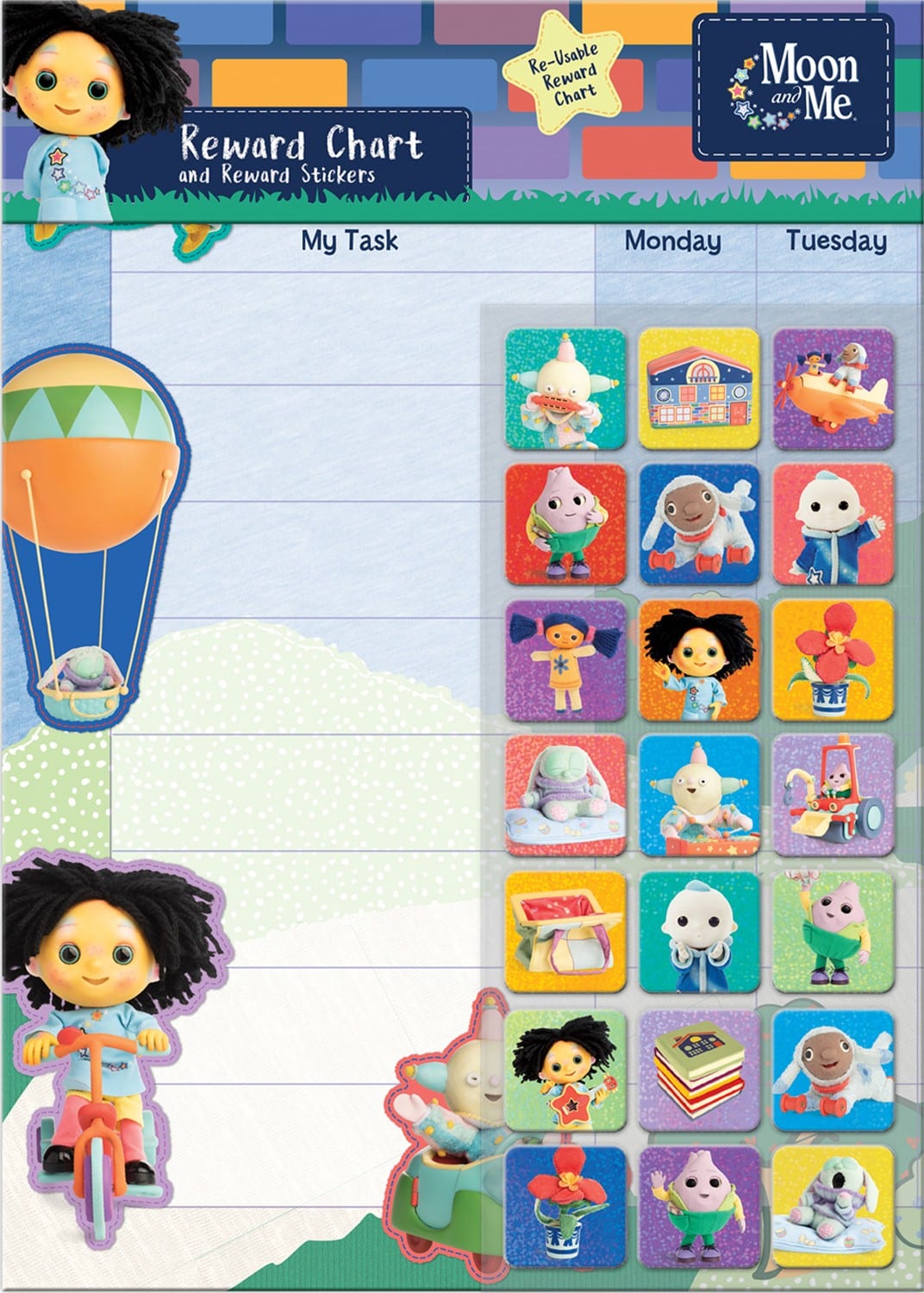 Moon & Me Reward Chart & Stickers