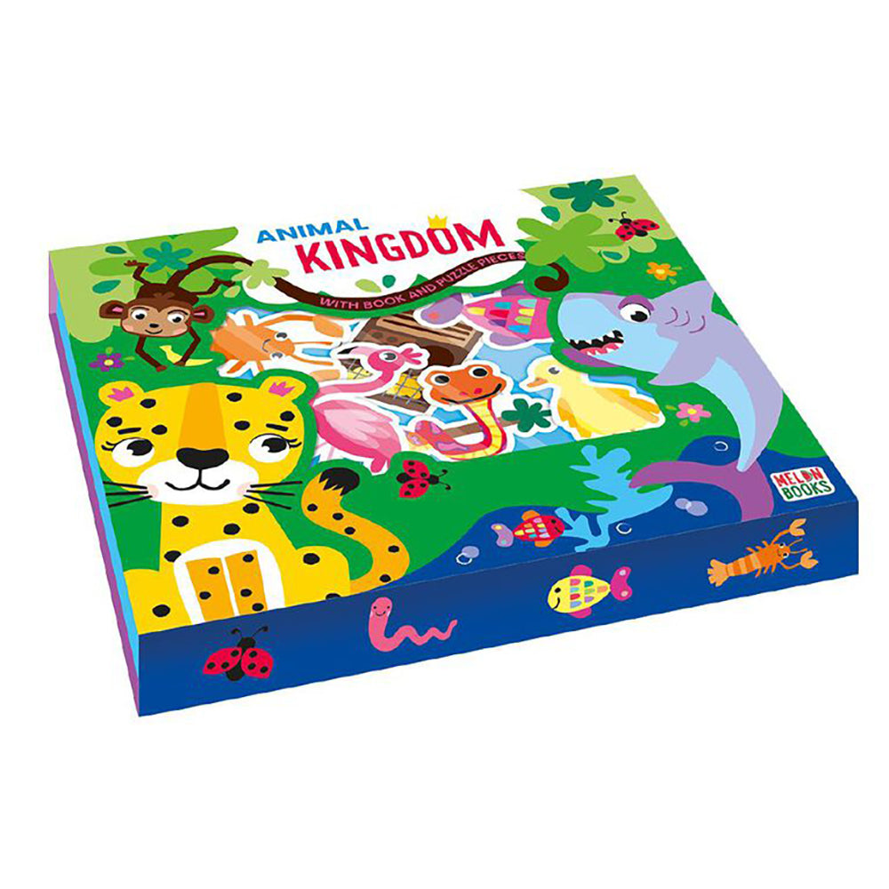 Animal Kingdom Book with Puzzle Pieces