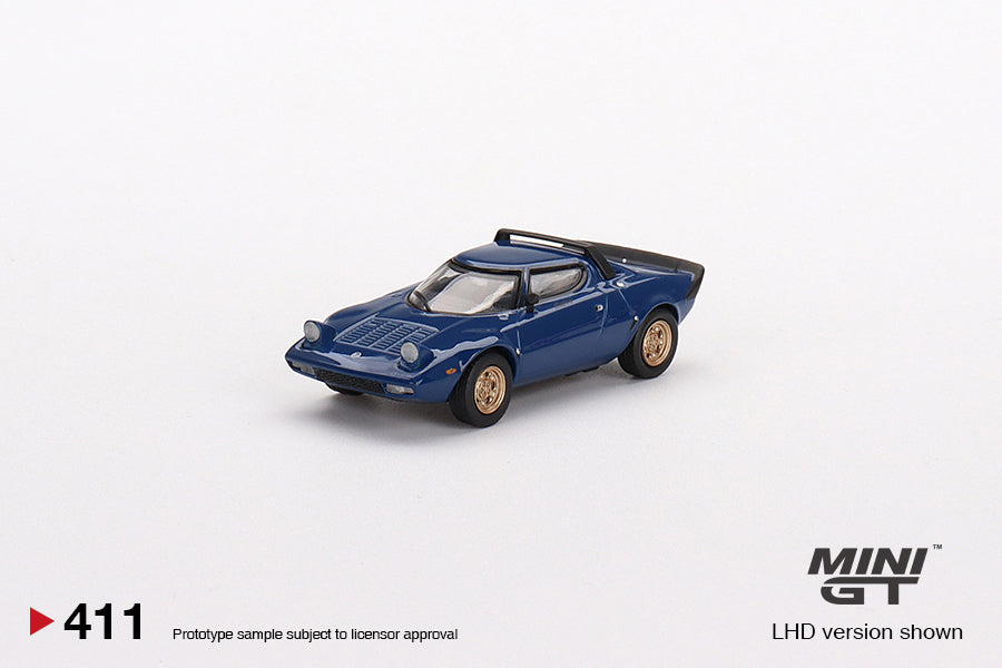 Mini GT Lancia Stratos HF Stradale Bleu