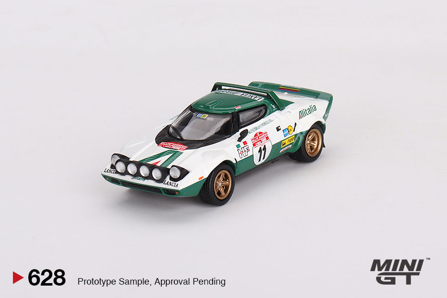 Mini GT Lancia Stratos HF 1975 Rally Sanremo Winner 1:64 Scale Die Cast