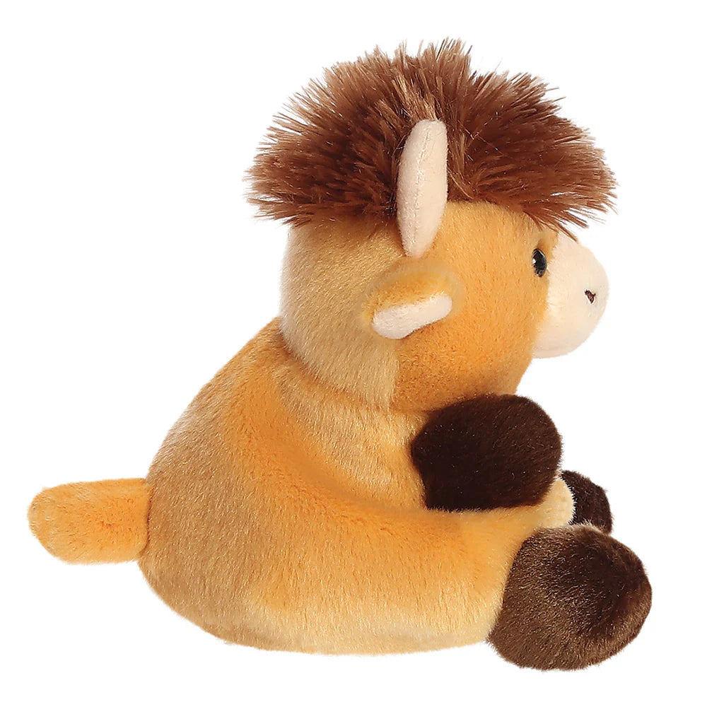Palm Pals Hubert Highland Cow 12cm Soft Toy