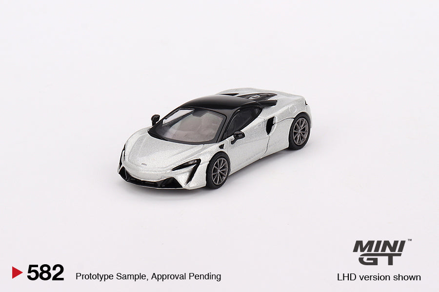 Mini GT McLaren Artura Ice Silver 1:64 Die Cast