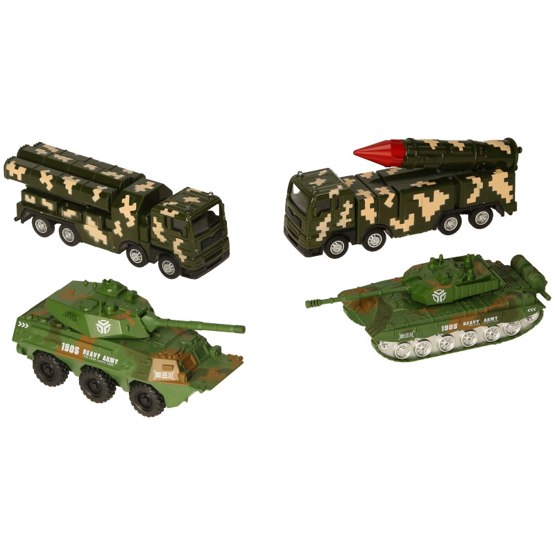 Combat Force Friction Powered Military Vehicles