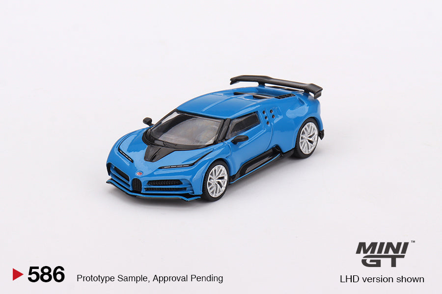 Mini GT Bugatti Centodieci - Blue 1:64 Scale Die Cast Car