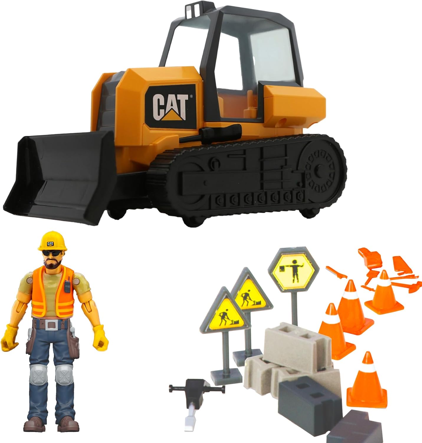 CAT Work Force Bulldozer Action Set with Figure
