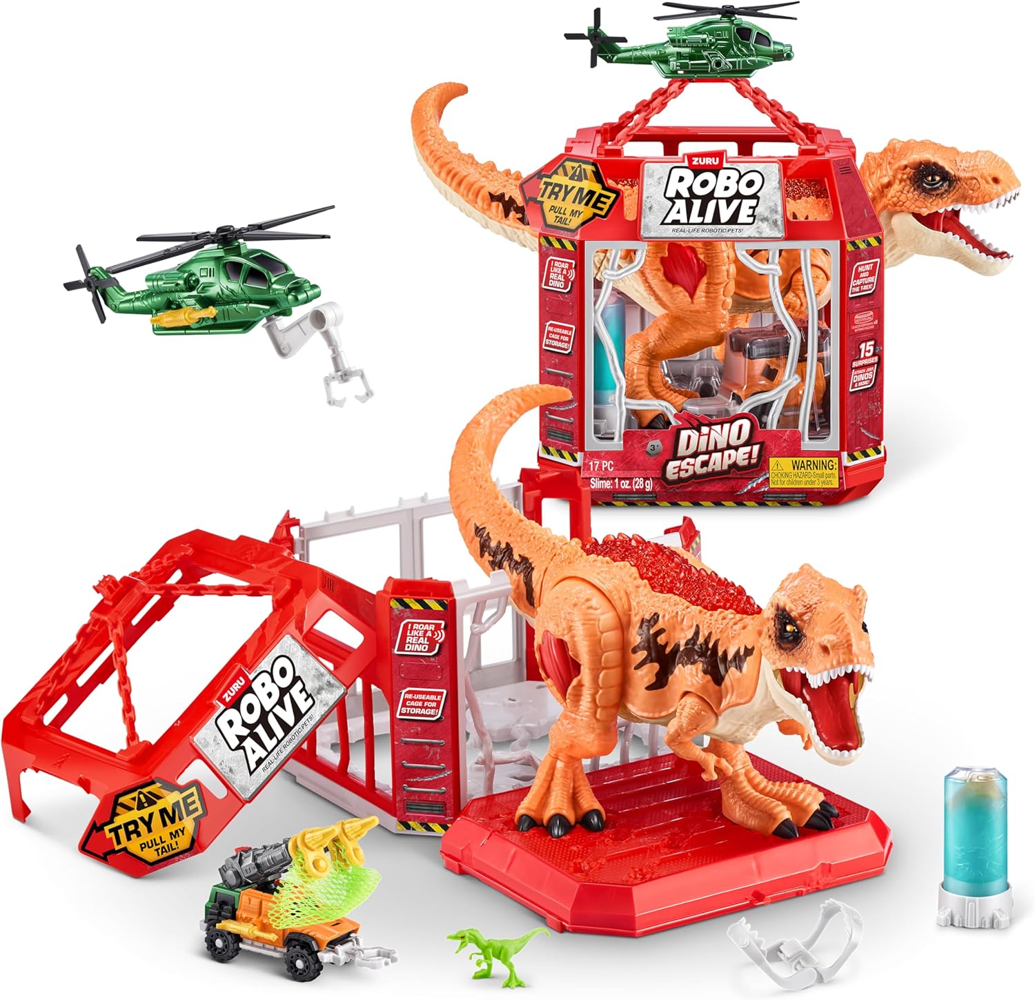 Robo Alive Dino Escape Playset