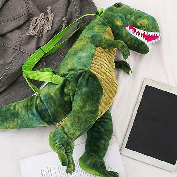 Backpack Green Dinosaur T-Rex