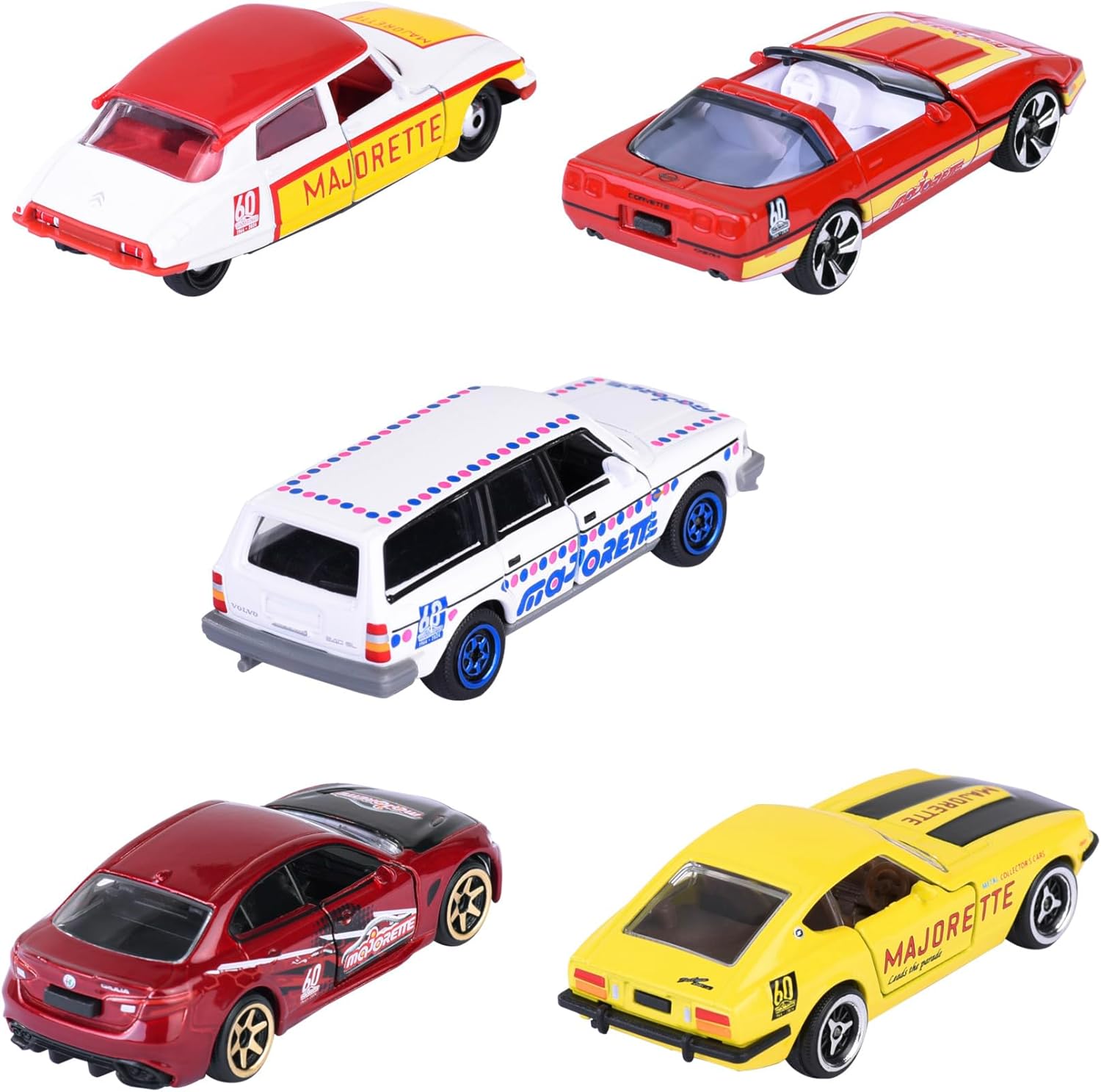 Majorette 60th Anniversary 5 Car Set