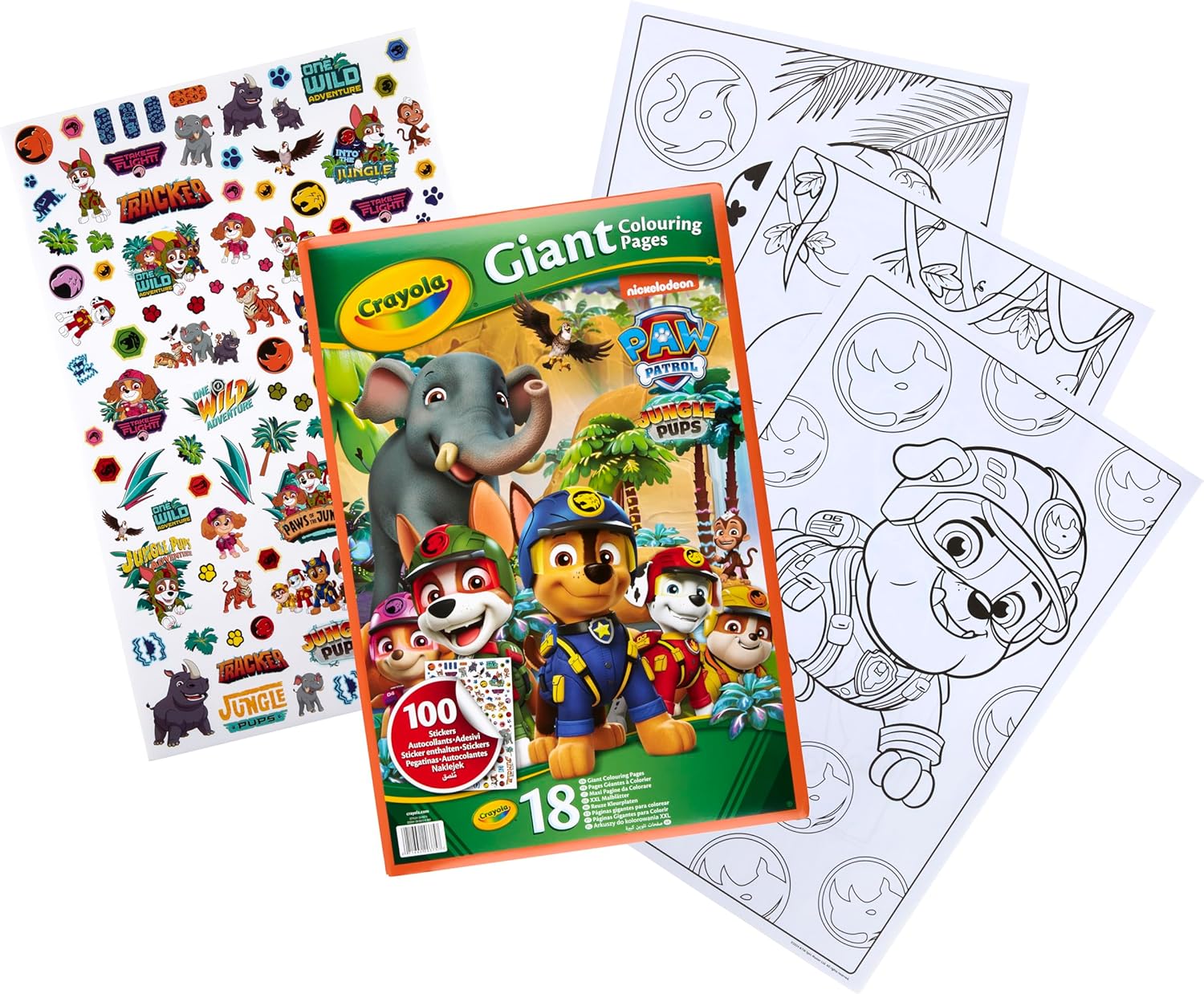 Crayola Paw Patrol Giant Colouring Pages