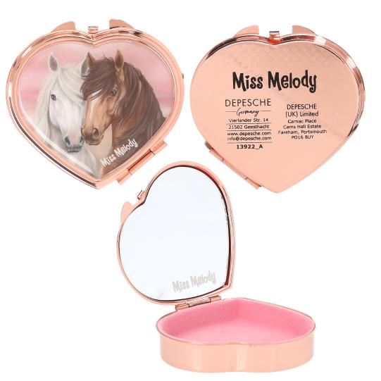 Miss Melody Metal Tin - Heartshaped