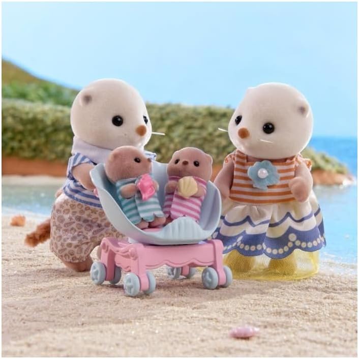 Sylvanian Sea Otter Family