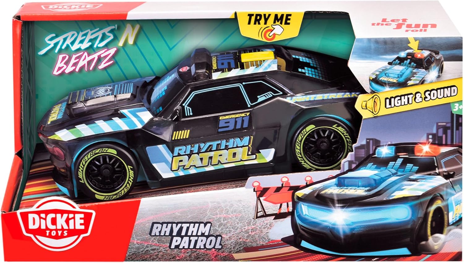 Rhythm Patrol Light & Sound Car