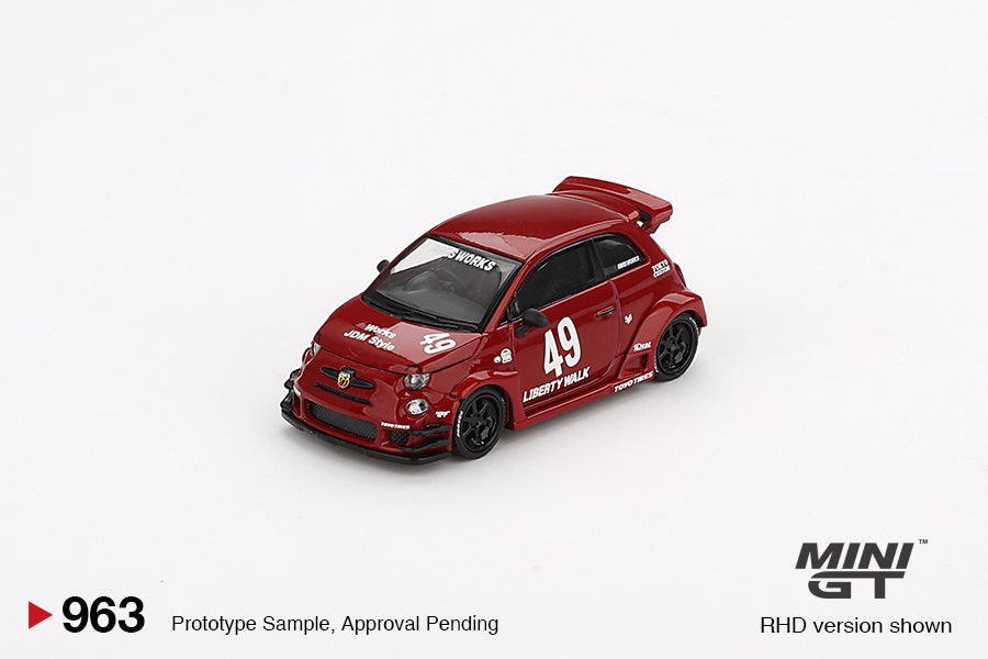 Mini GT Abarth 595 LB-Works X Abas 1:64 Die Cast