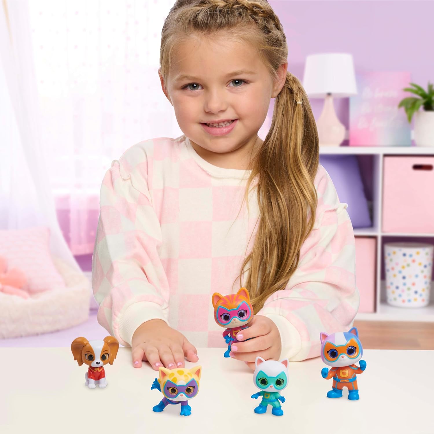 Disney Junior Super Kitties Hero Squad Figure Set