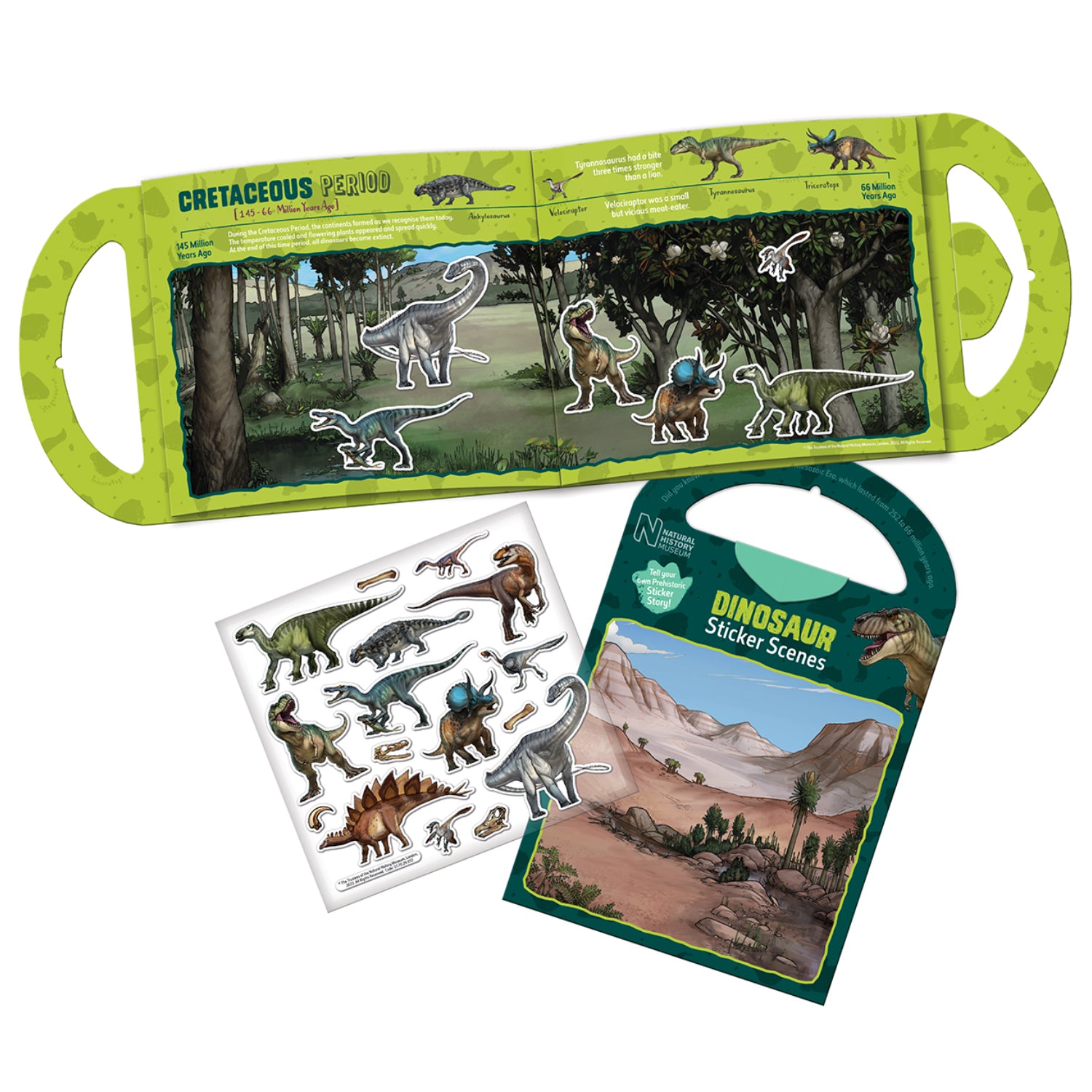 Dinosaurs Sticker Scene Set