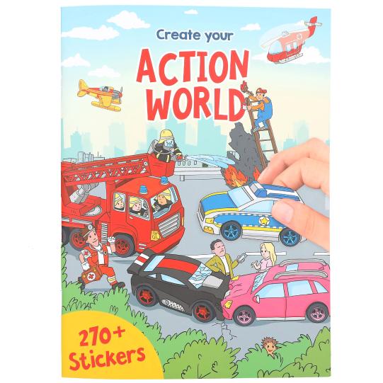 Create your Action World Colouring Book