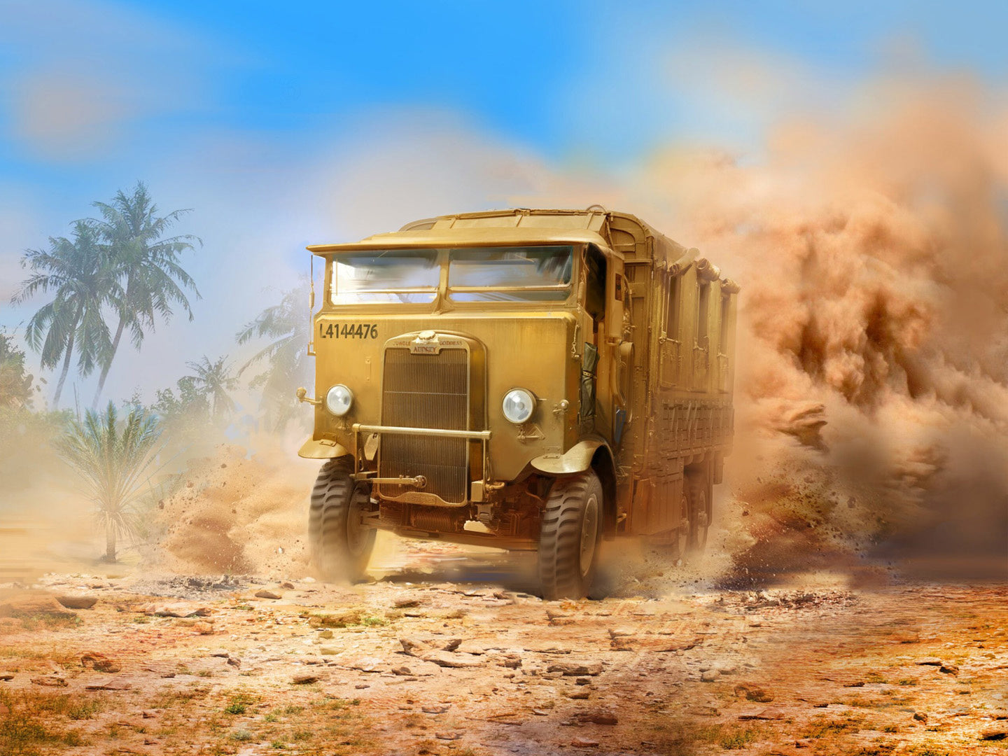 Montys Office Caravan 1:35 Scale Kit