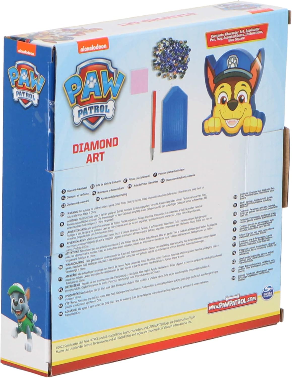 Paw Patrol Chase Decorate & Create Diamond Art