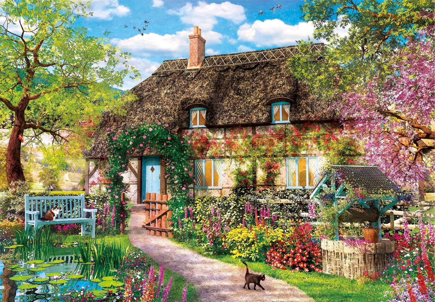 Clementoni 1000 Piece Jigsaw The Old Cottage