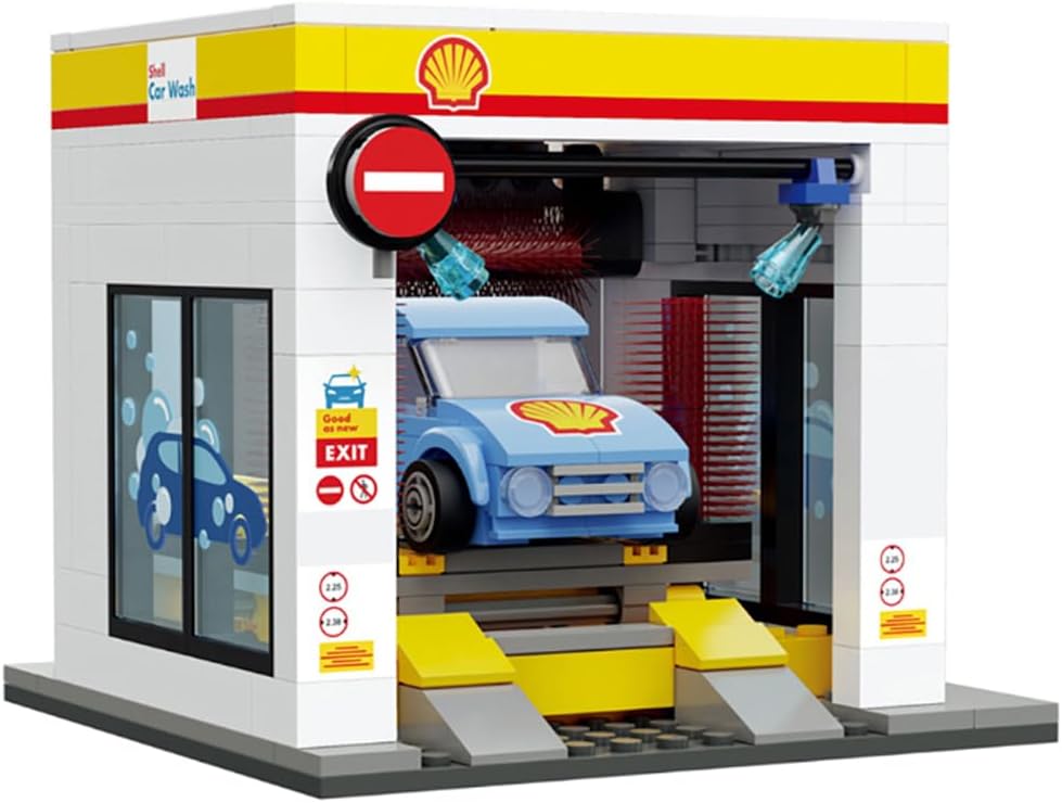 Cada Shell Car Wash 294 Piece Construction Set