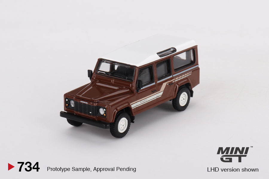 Mini GT Land Rover Defender 110 Brown 1:64 Scale