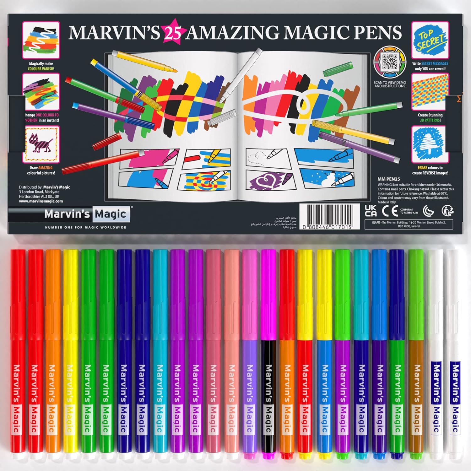 Marvins Magic 25 Amazing Magic Pens