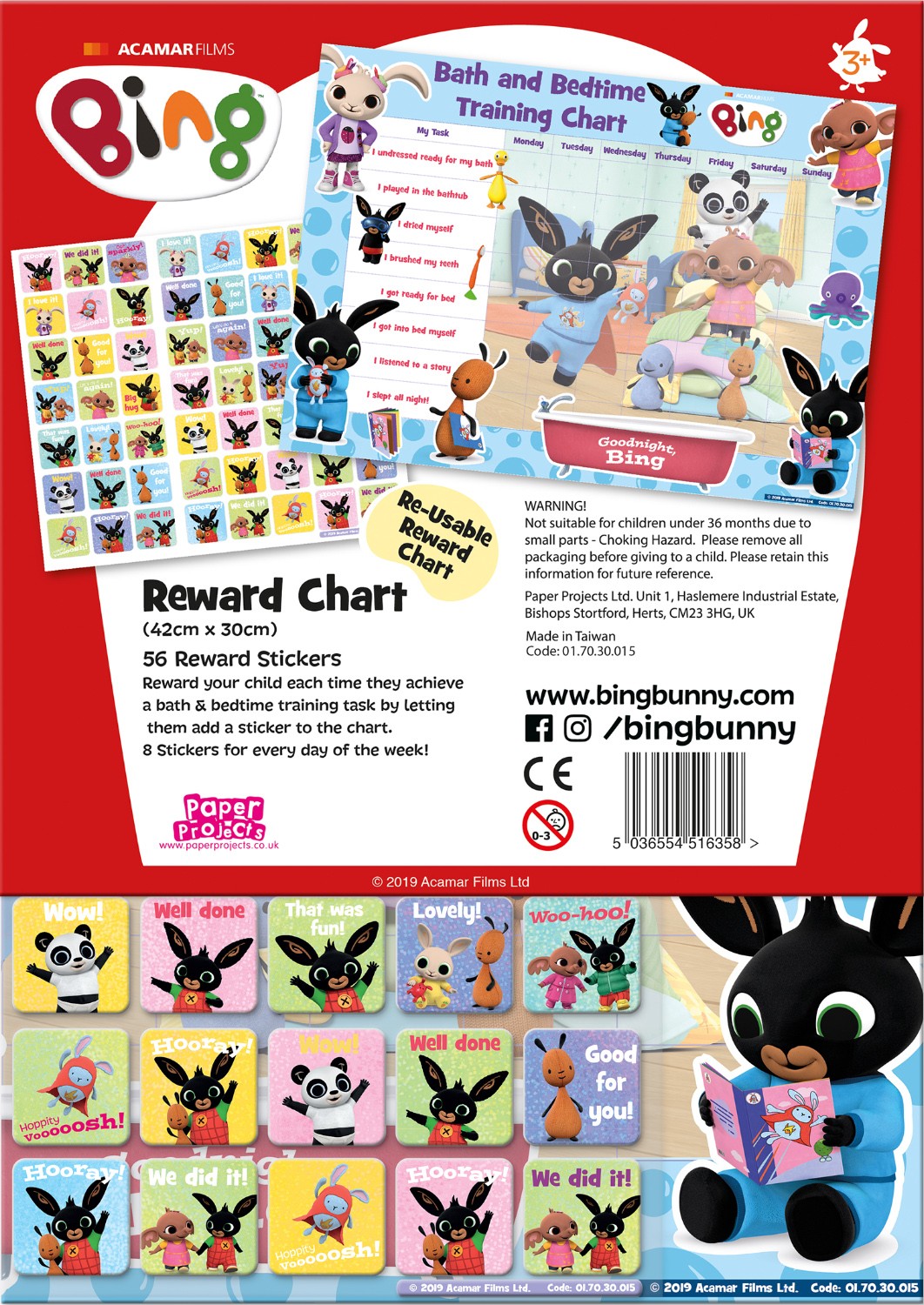 Bing Reward Chart & Stickers