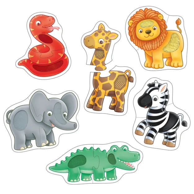 Orchard Match & Feel 2 Piece Puzzle