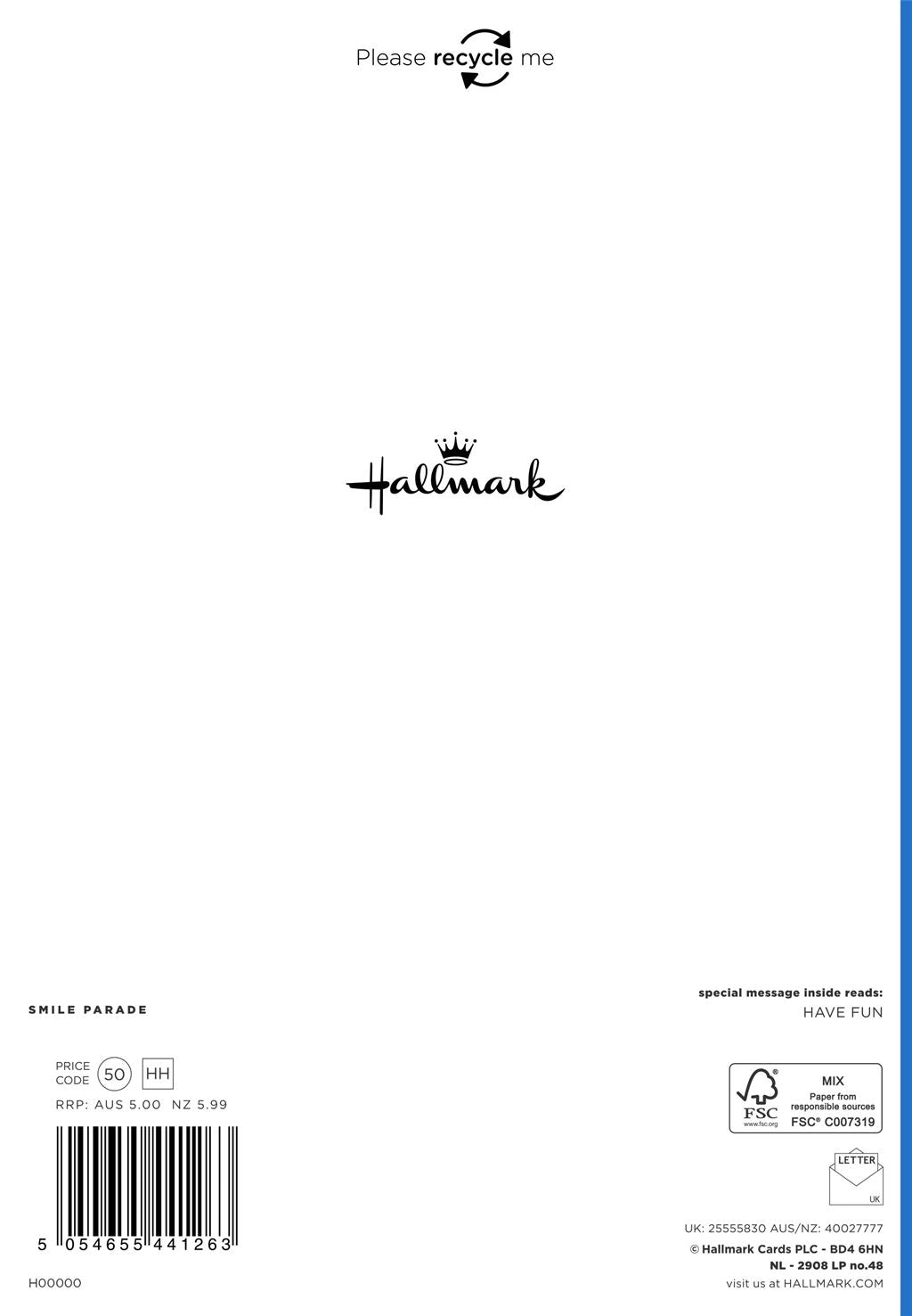 Hallmark Really Cool Birthday Card
