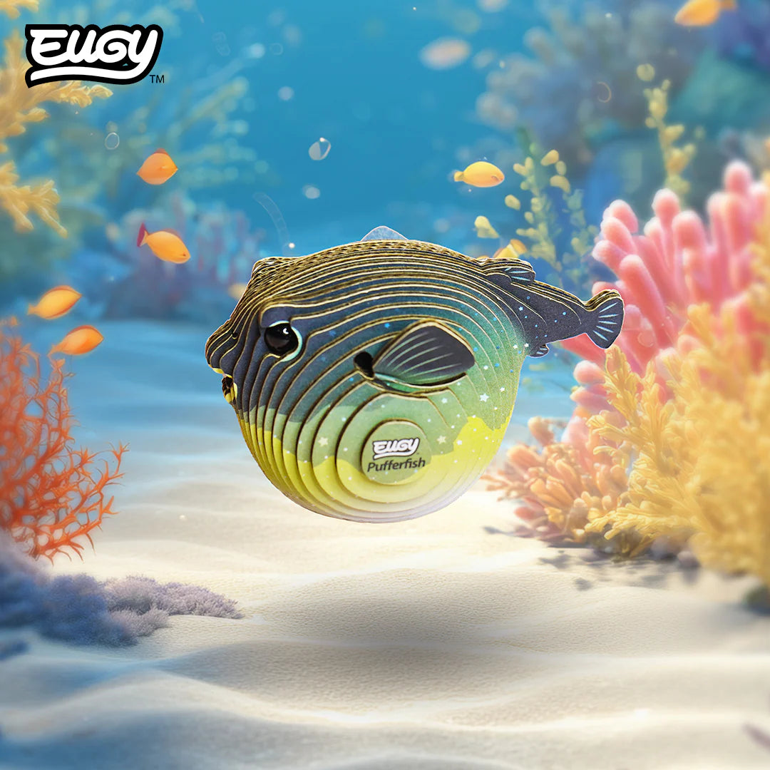 EUGY Pufferfish 3D Puzzle