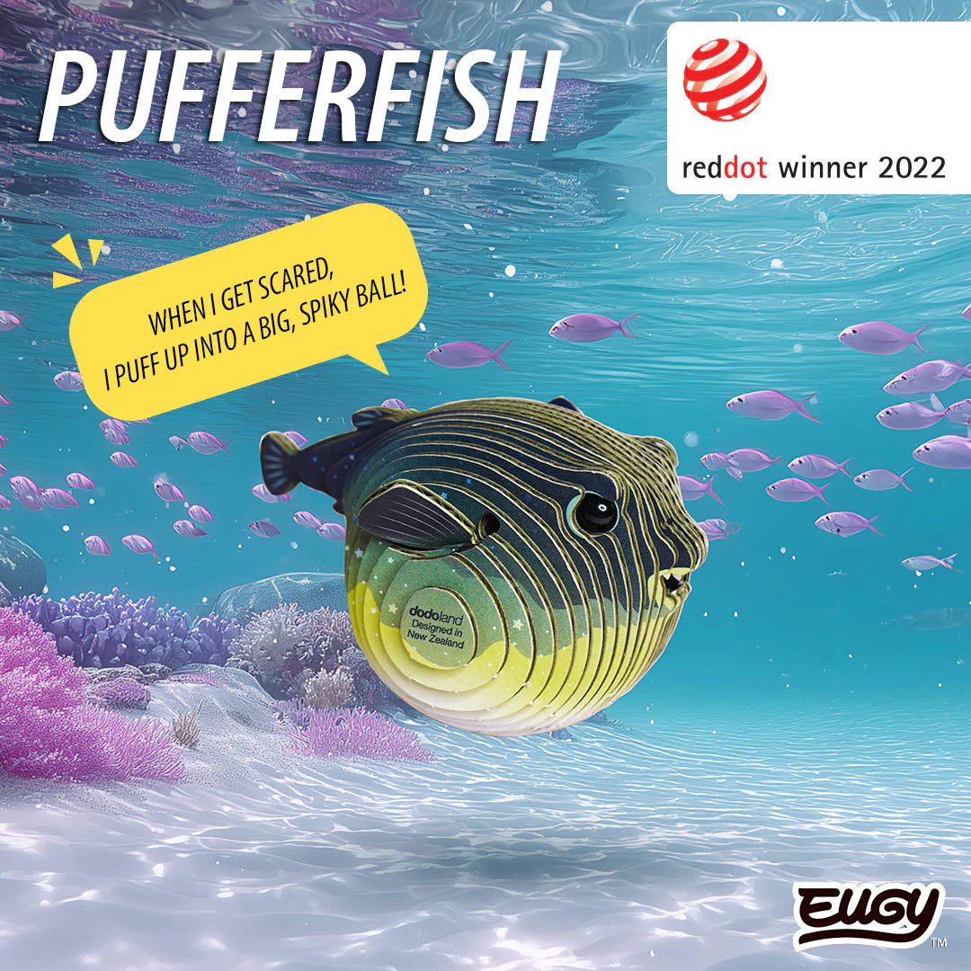 EUGY Pufferfish 3D Puzzle