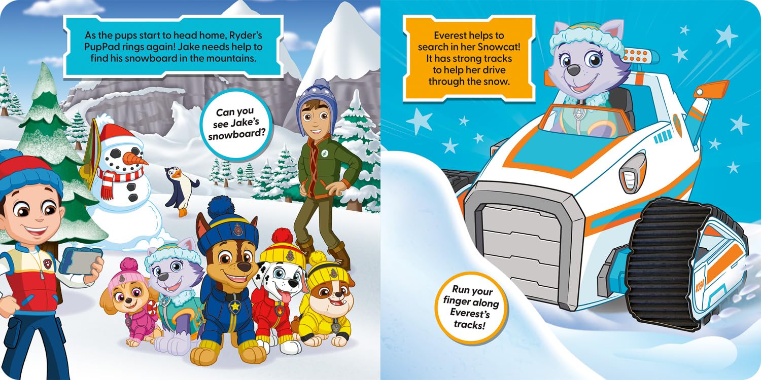 Paw Patrol Touch & Feel Pups Busy Day Book