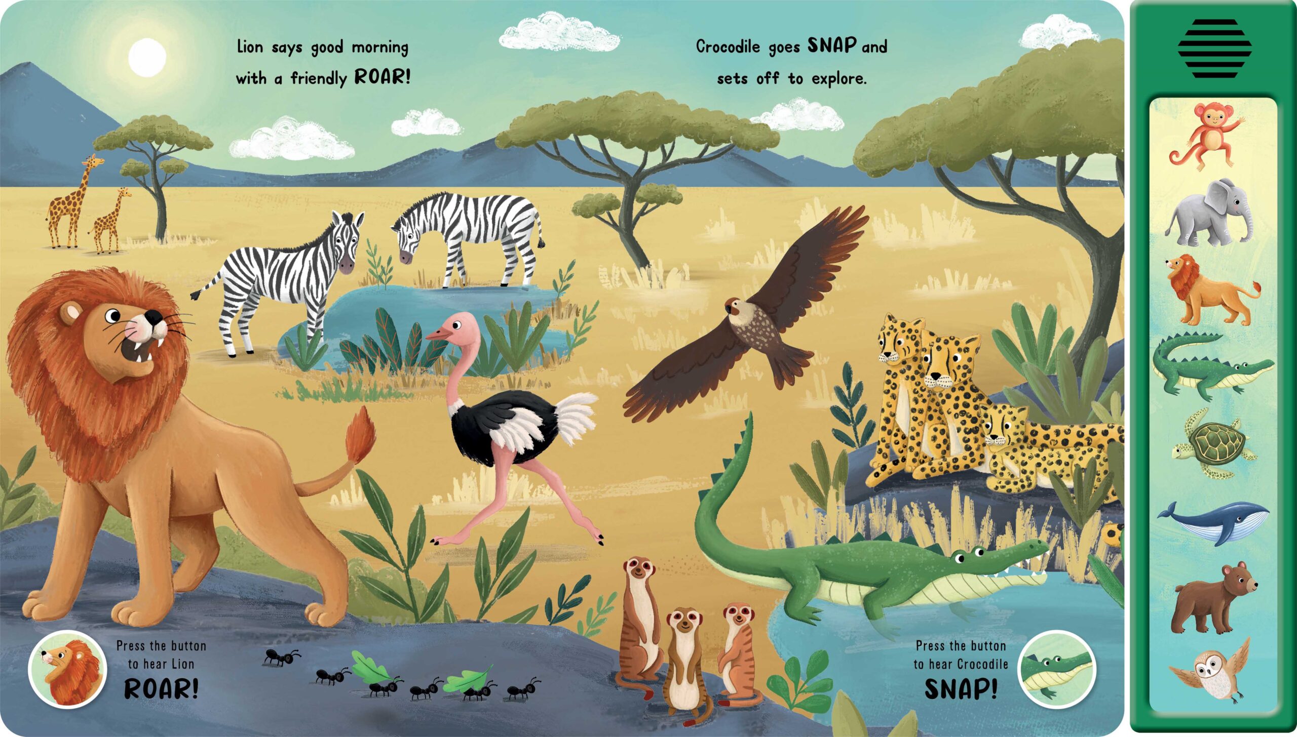 Animals Splash & Roar Sounds Book