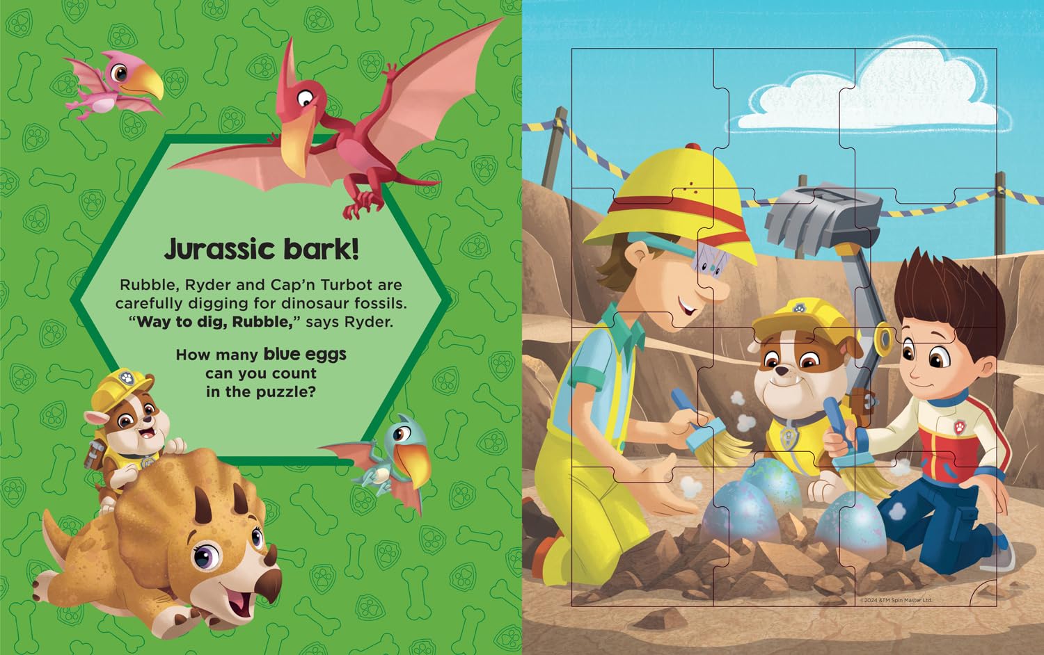Paw Patrol Jigsaw Book & 6 x 12 Piece Jigsaws