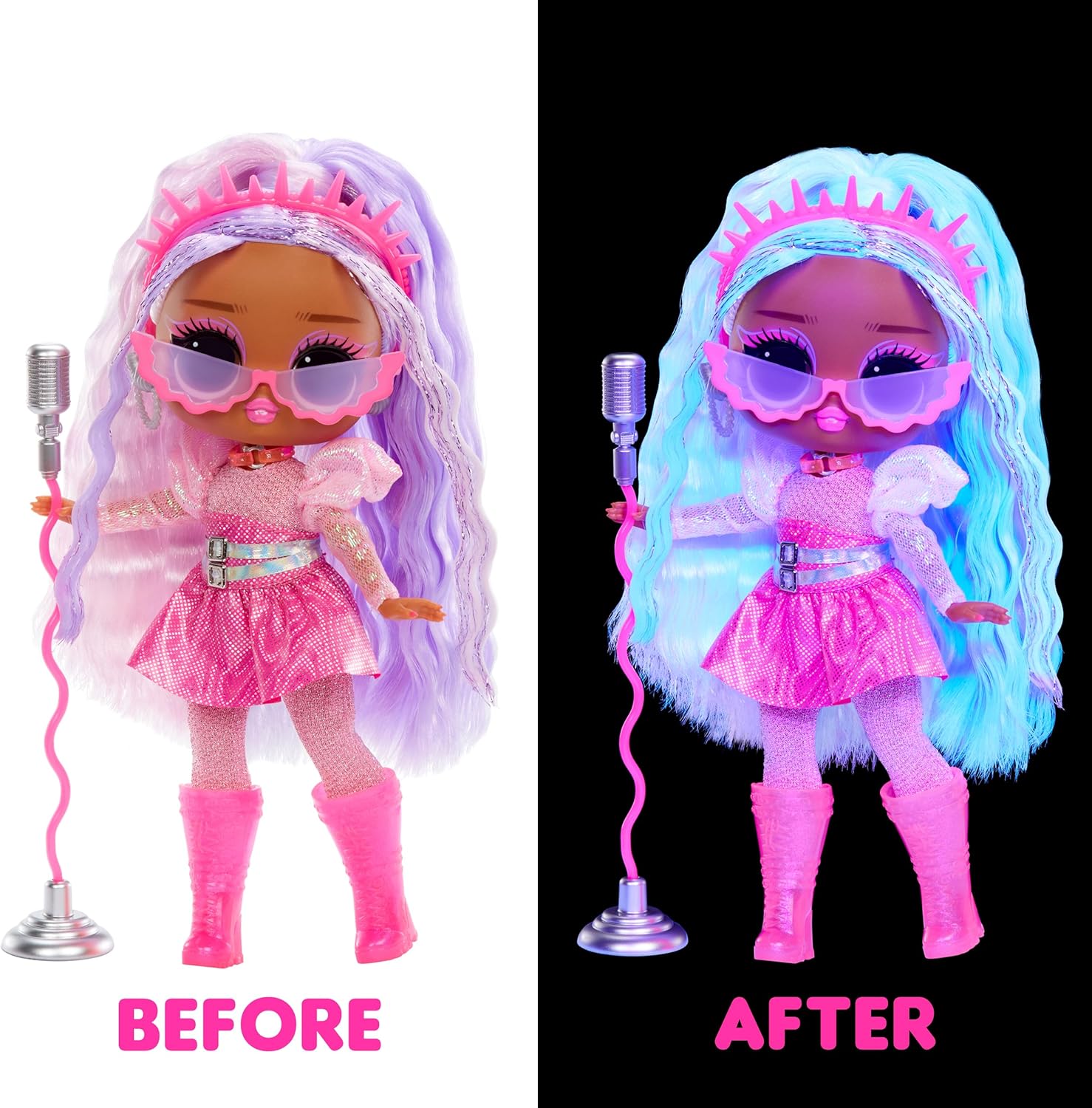 LOL Surprise Neon Pop Stars Kitty K Fashion Doll