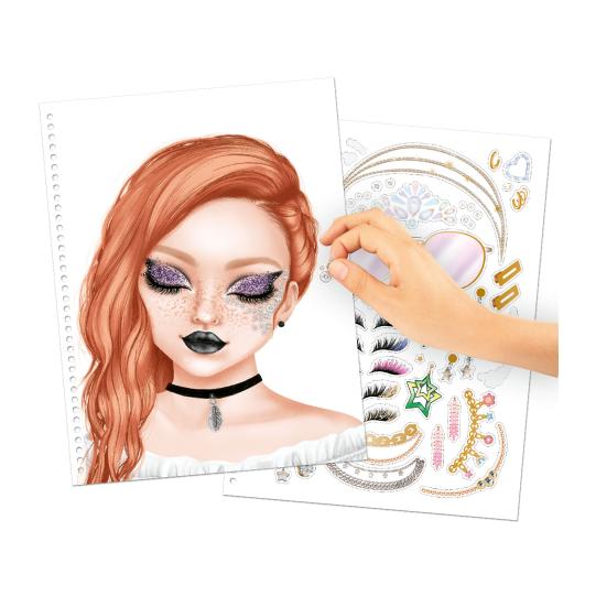 TOPModel Make-Up Colouring Book