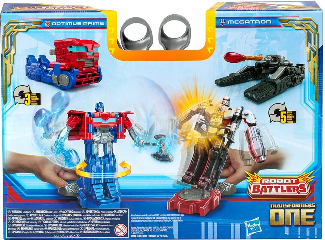 Transformers One Movie: Robot Battlers Optimus Prime V Megatron