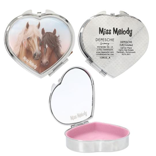 Miss Melody Metal Tin - Heartshaped