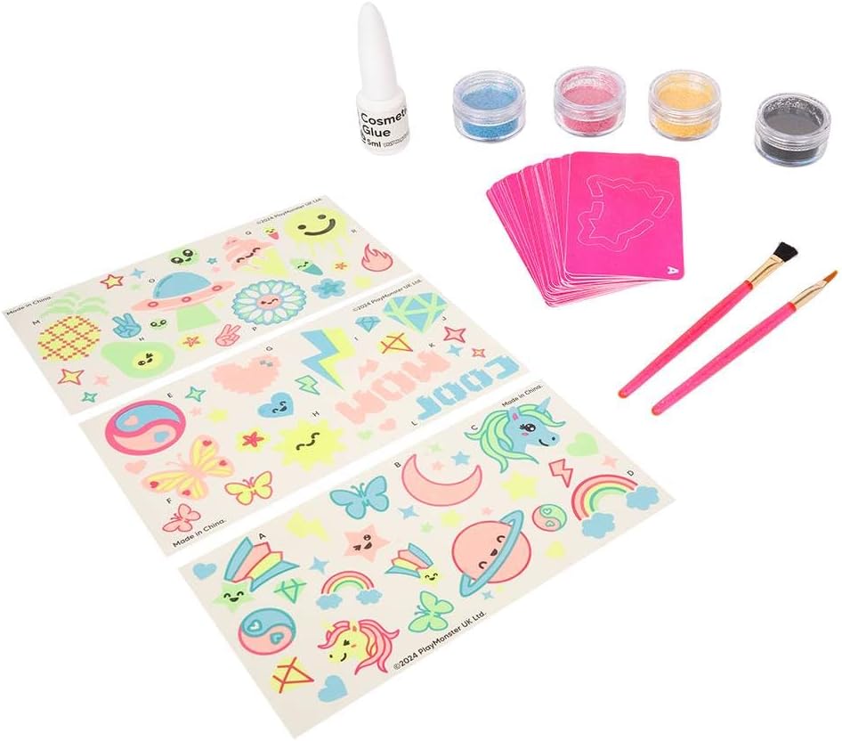 FabLab Glow in the Dark Glitter Tattoos