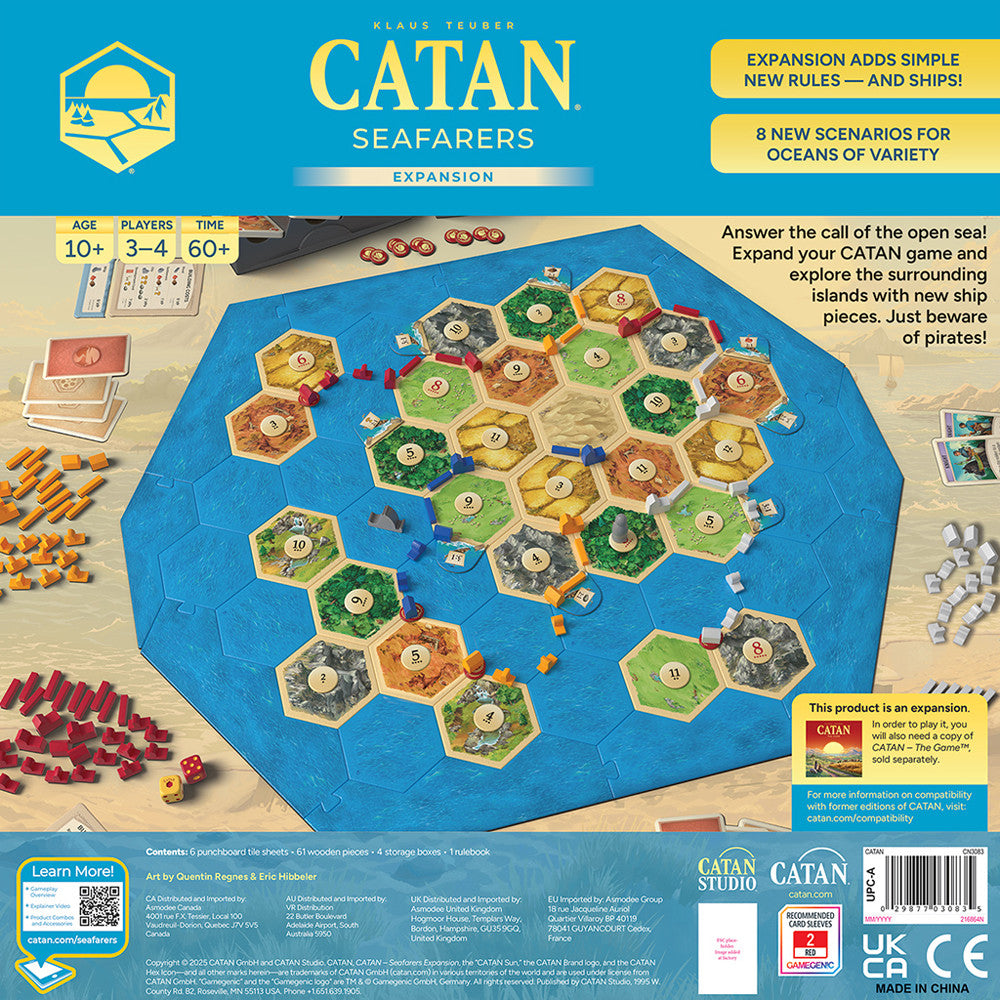 Catan Seafarers Expansion Set 6th Edition