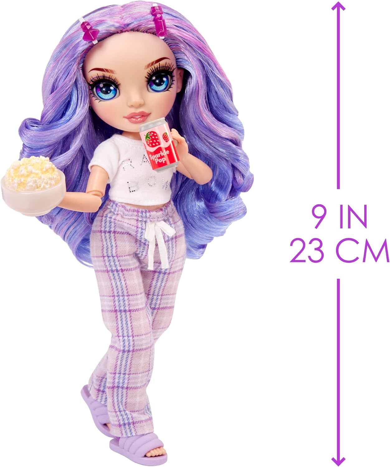 Rainbow High Junior High PJ Party Violet Willow Fashion Doll Set