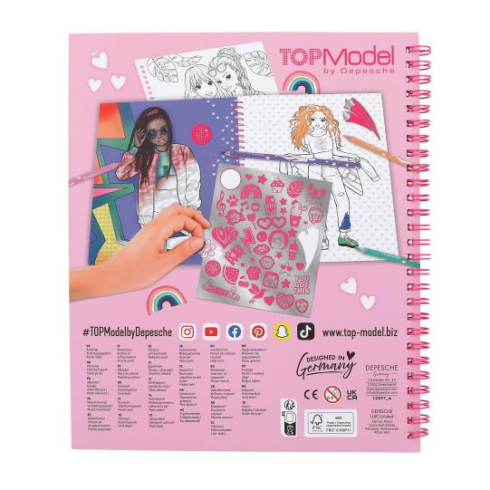 TOPModel Colouring Book Fergie