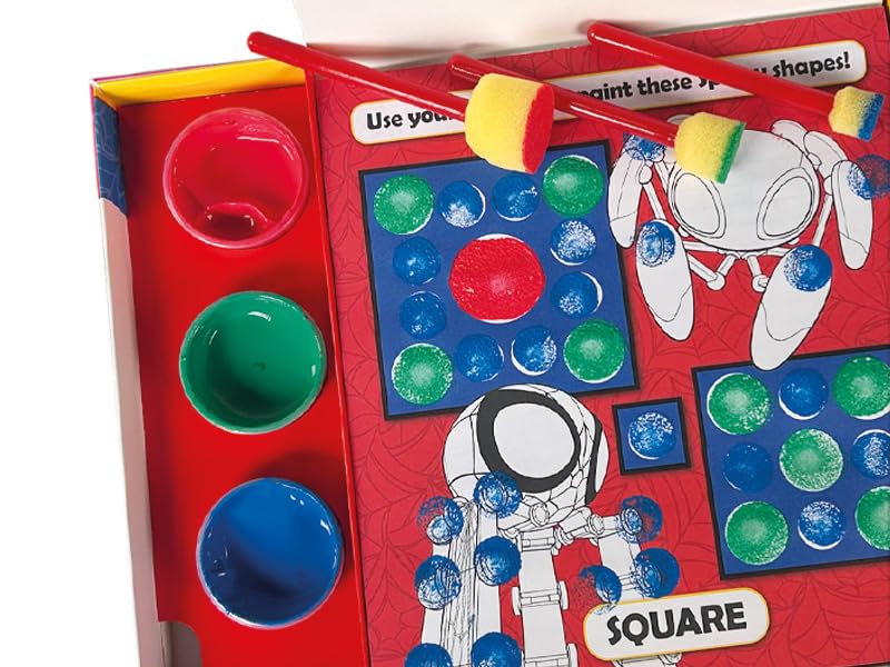 Spidey & Friends Sponge Art Book & Paint Set